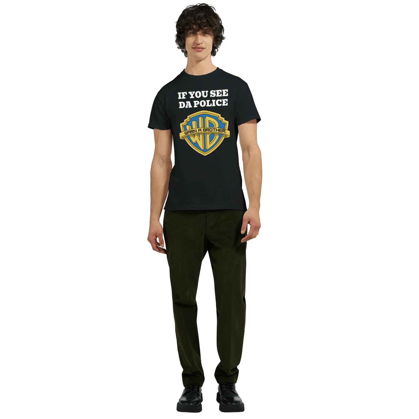 IF YOU SEE DA POLICE WARN A BROTHER Meme T-Shirt | StalBea